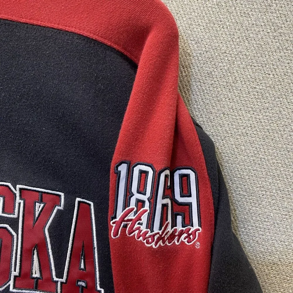 Vintage Nebraska Cornhuskers Jacket Pullover Champion Men's Small